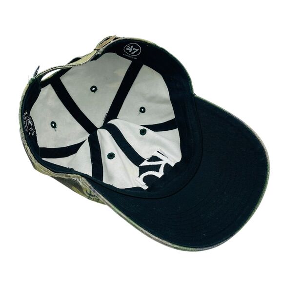 MLB ‘47 Brand Kansas City Royals Camouflage Strapback Hat - Picture 5 of 5